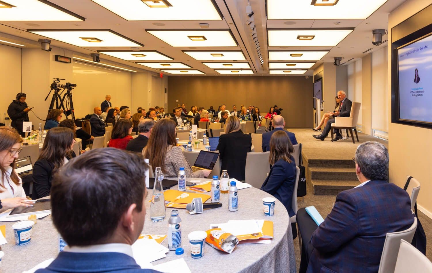 Member leaders in a full-room session at the New York City convening