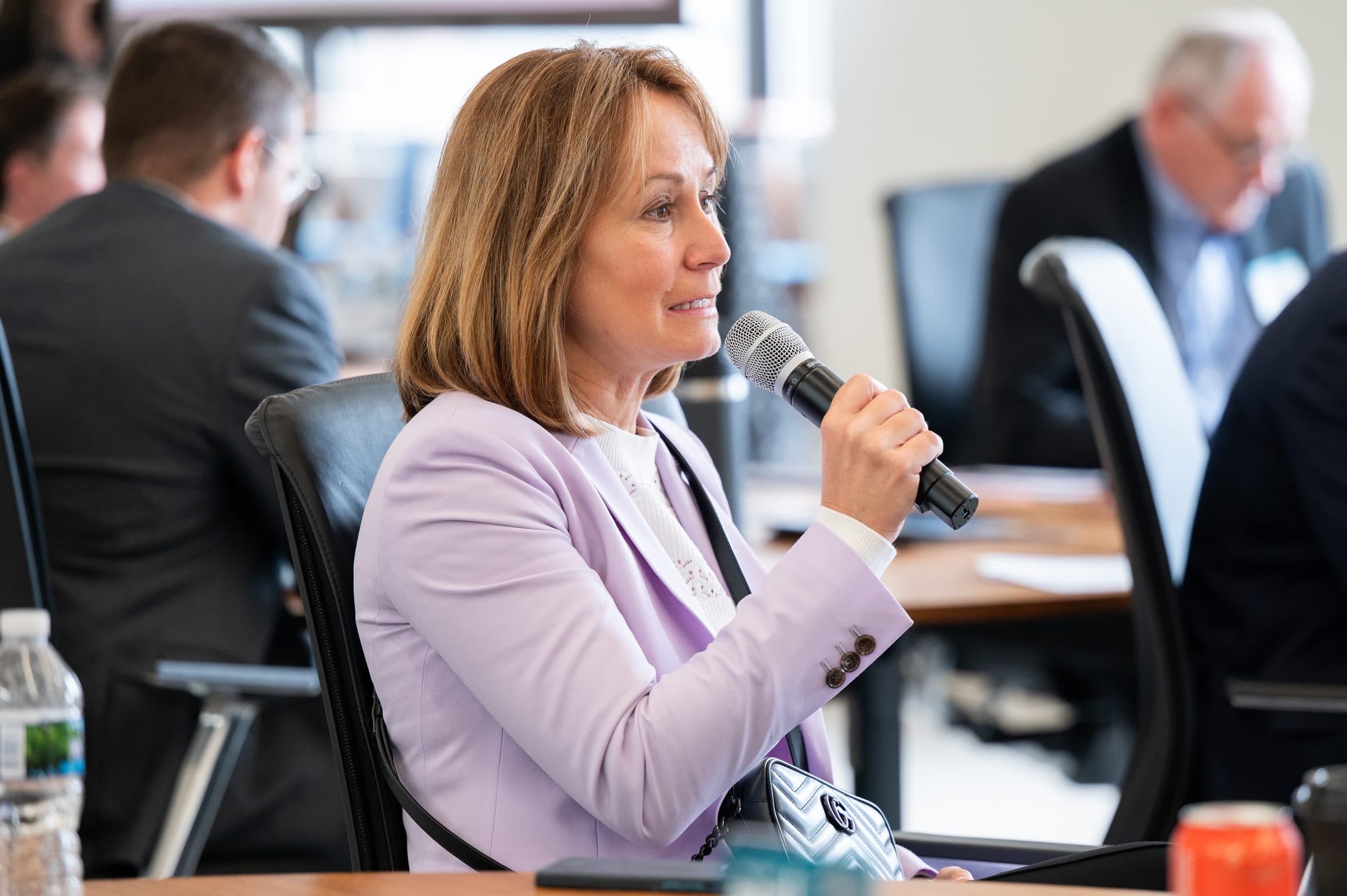A member leader speaking during a session at the Cleveland convening, 2025